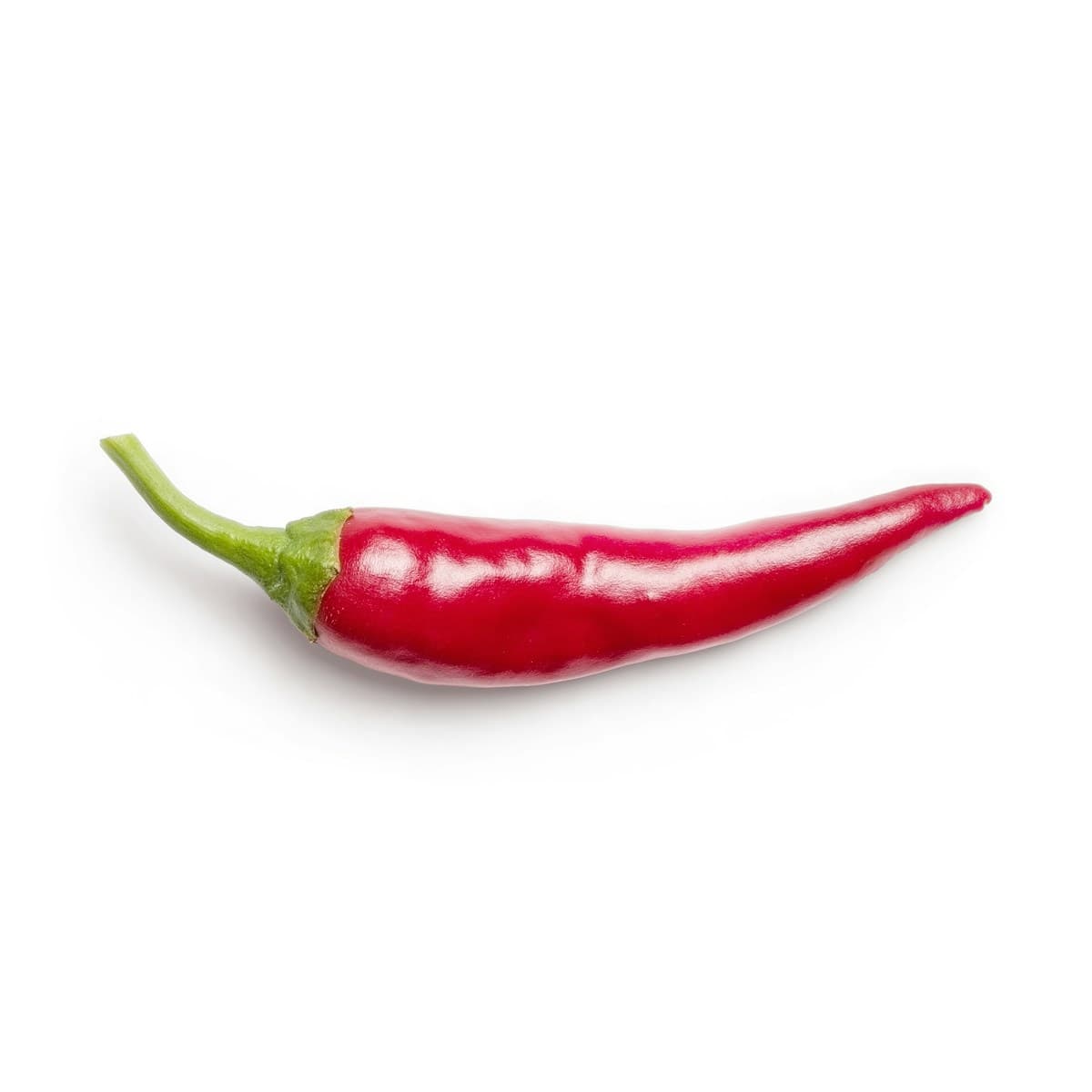 Vibrant red and green chili peppers