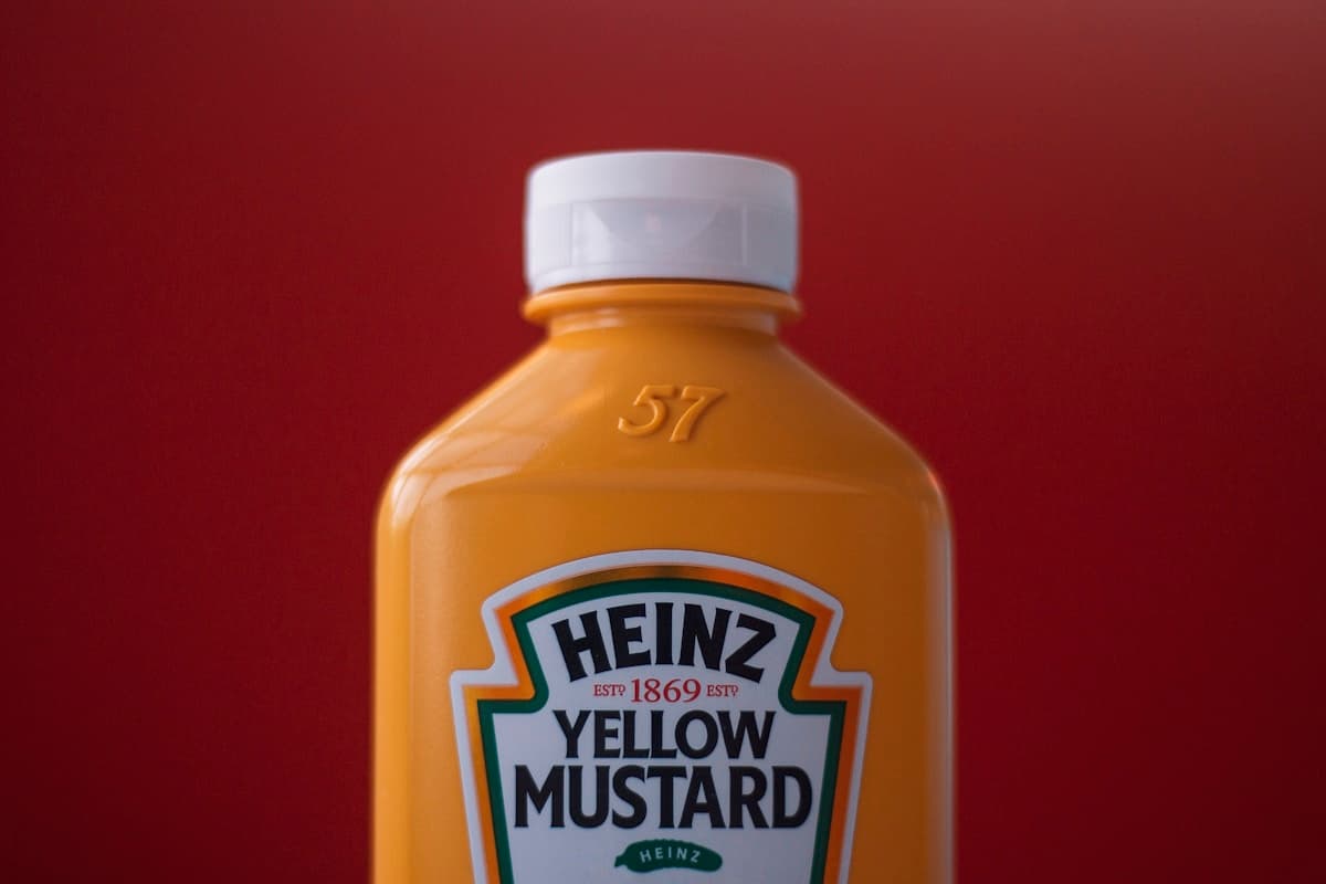 Yellow mustard seeds and prepared mustard