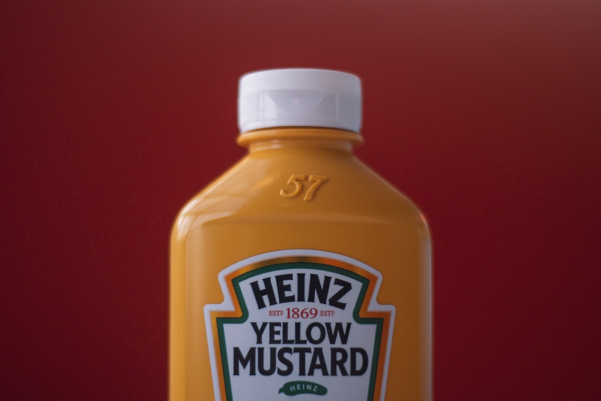 Yellow mustard seeds and prepared mustard