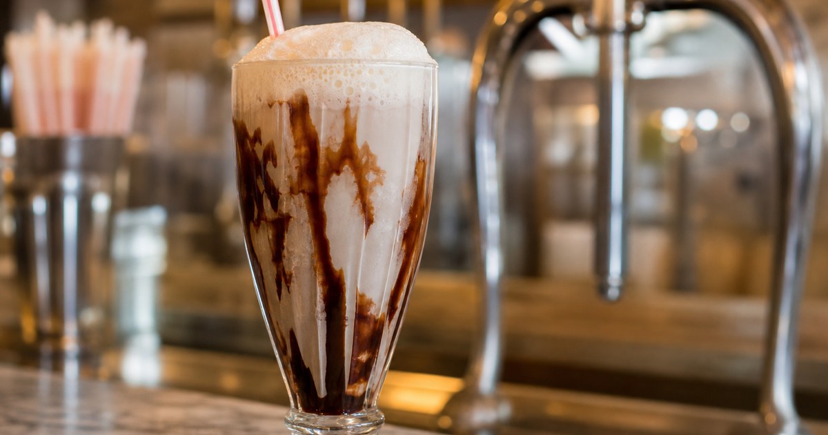 Close view of egg cream prepared for serving on a simple table