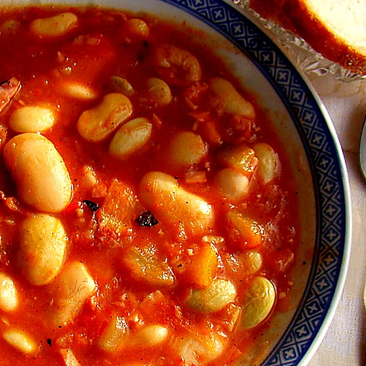 Step 3 for Baked Beans, showing the ingredients and preparation at this stage
