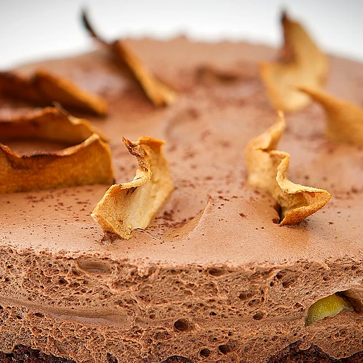 Step 1 for Chocolate Mousse, showing the ingredients and preparation at this stage