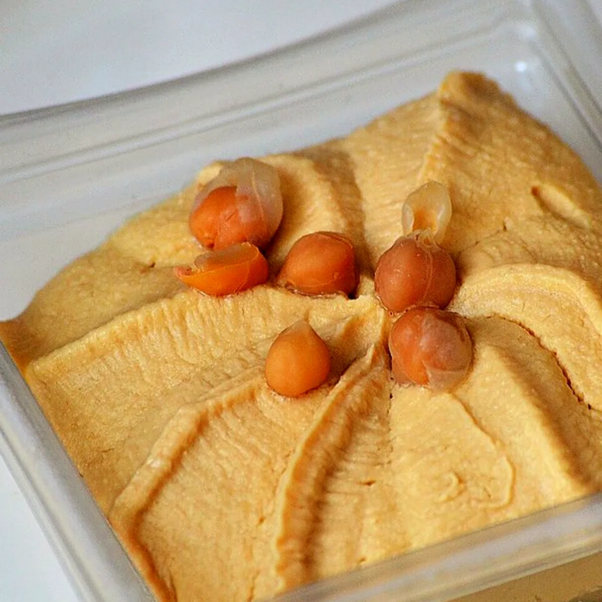 Step 6 for Classic Hummus, showing the ingredients and preparation at this stage