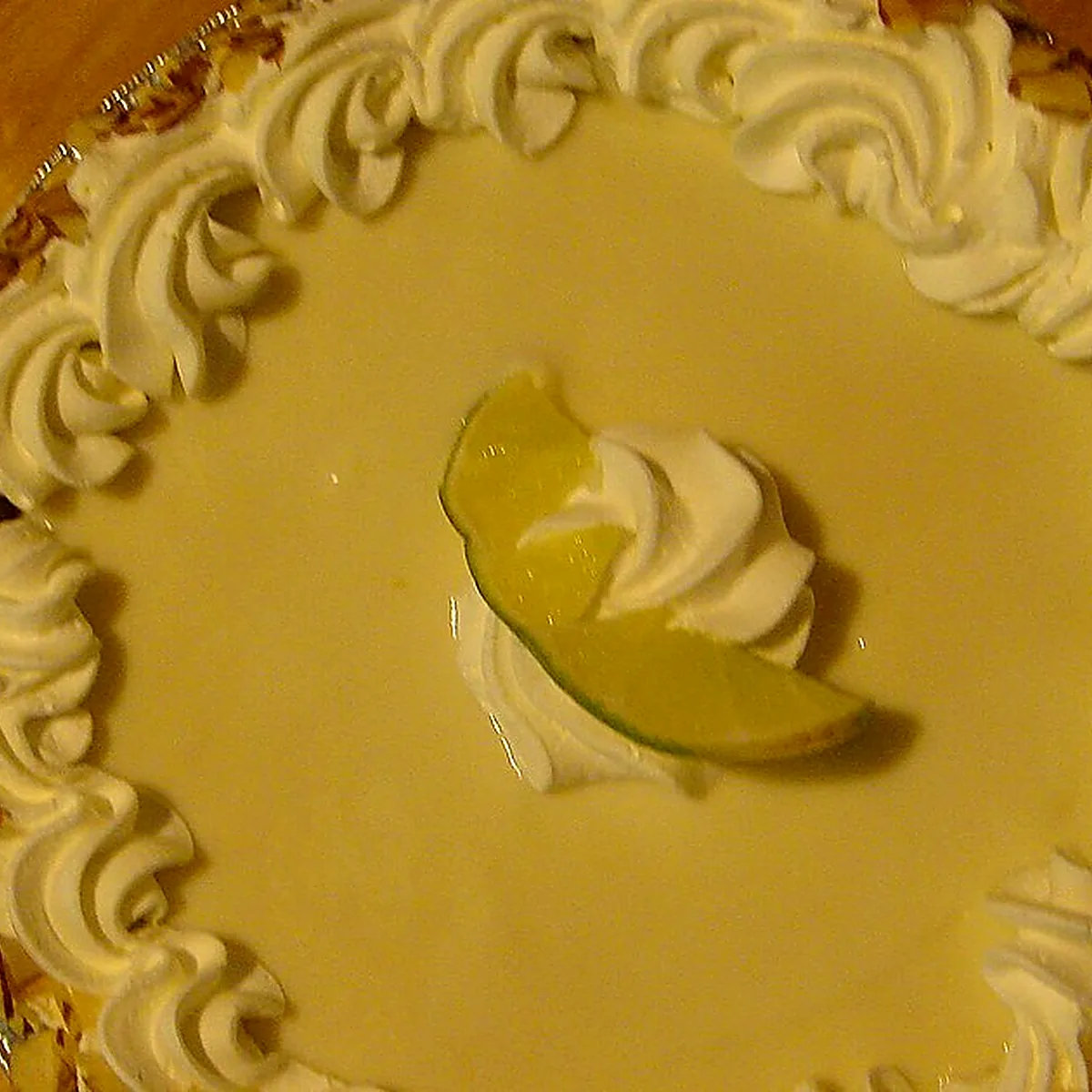 Crust for Key Lime Pie, showing the ingredients and preparation at this stage