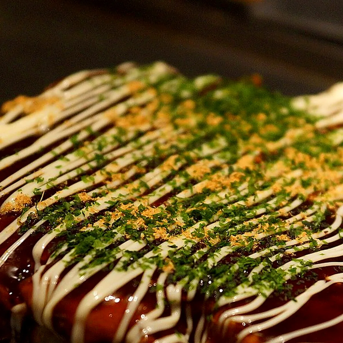 Step 2 for Okonomiyaki, showing the ingredients and preparation at this stage