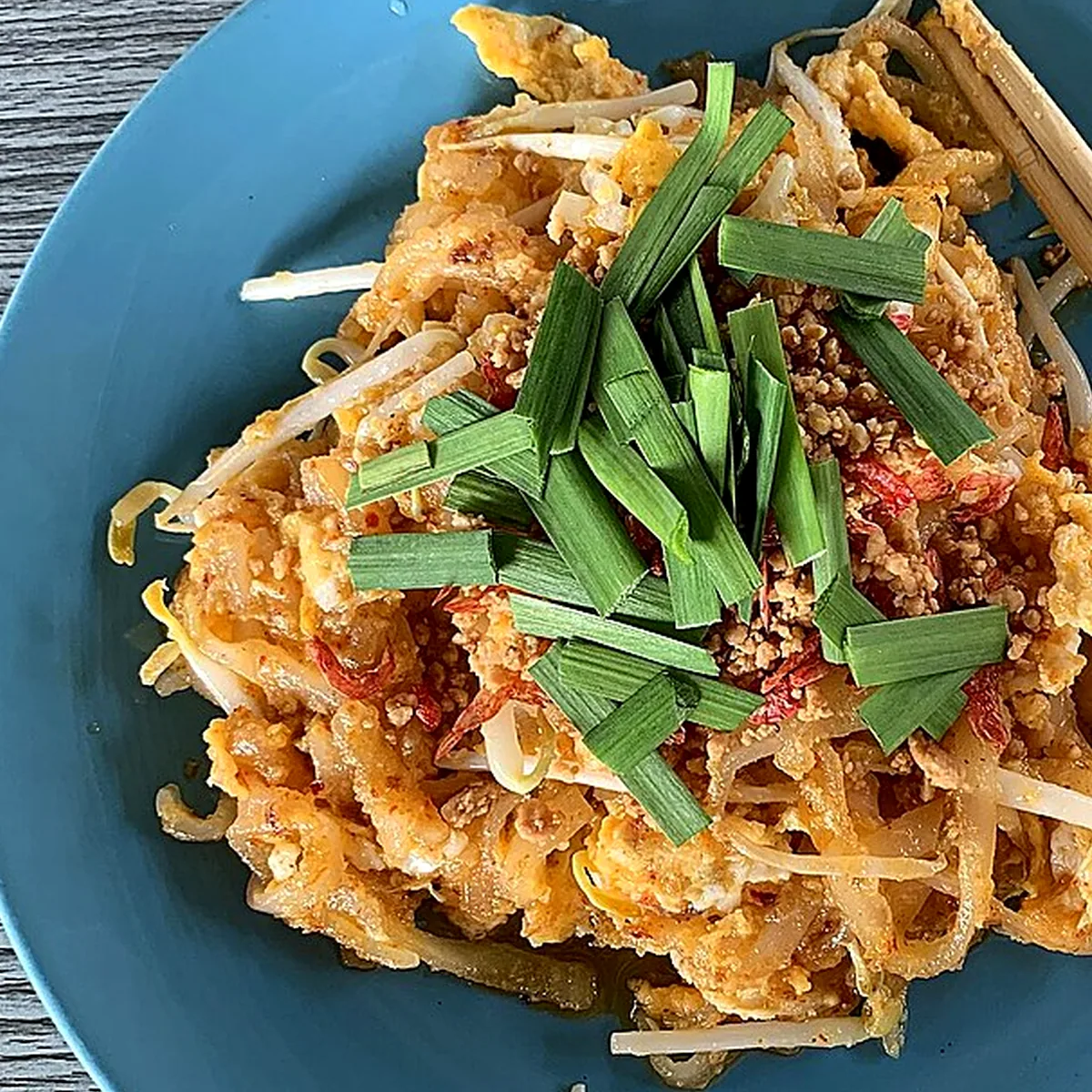 Step 2 for Pad Thai, showing the ingredients and preparation at this stage