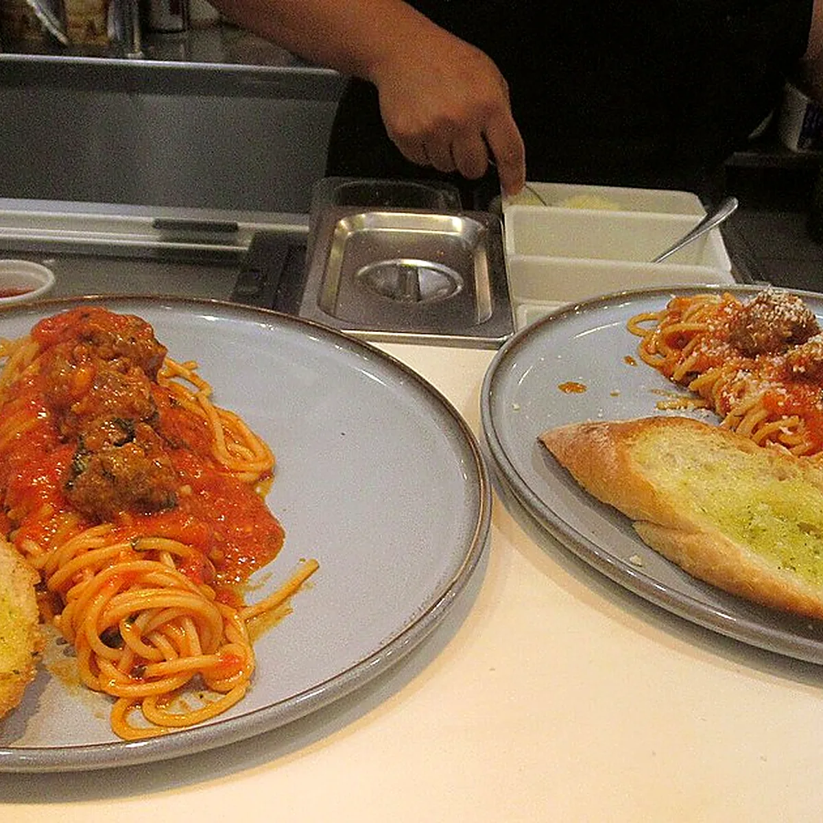 Sauce for Spaghetti and Meatballs, showing the ingredients and preparation at this stage