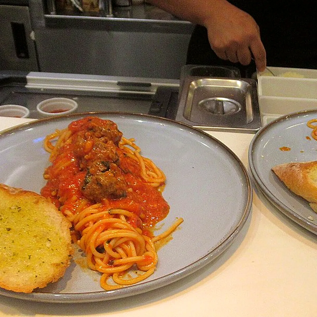 Meatballs for Spaghetti and Meatballs, showing the ingredients and preparation at this stage