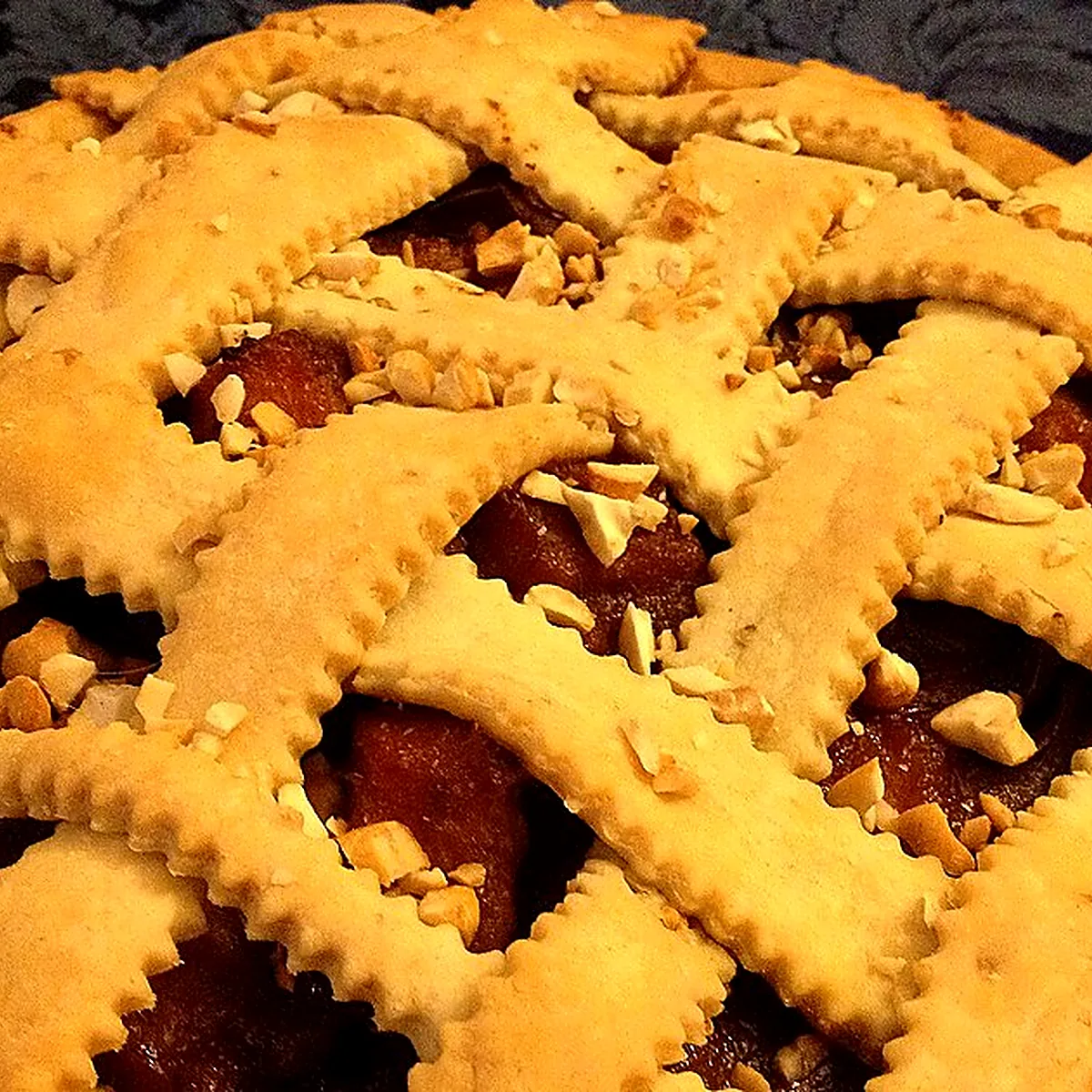 For crust for Sweet Potato Pie, showing the ingredients and preparation at this stage