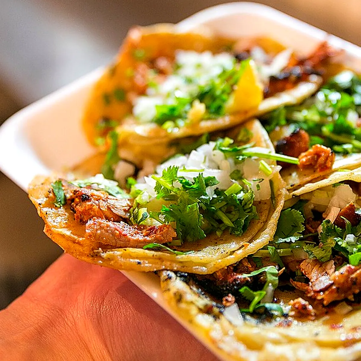 Step 2 for Tacos al Pastor, showing the ingredients and preparation at this stage