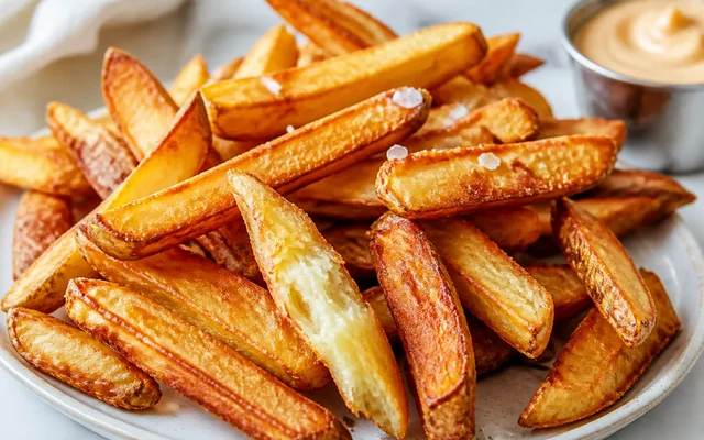 Beef-Tallow Fries, styled to show the recipe's intended texture, color, and serving presentation